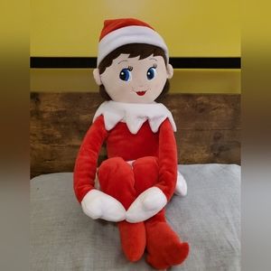 Elf on the Shelf LARGE  28" Plushee Pals Huggable PLUSH Girl Elf New With Tags!